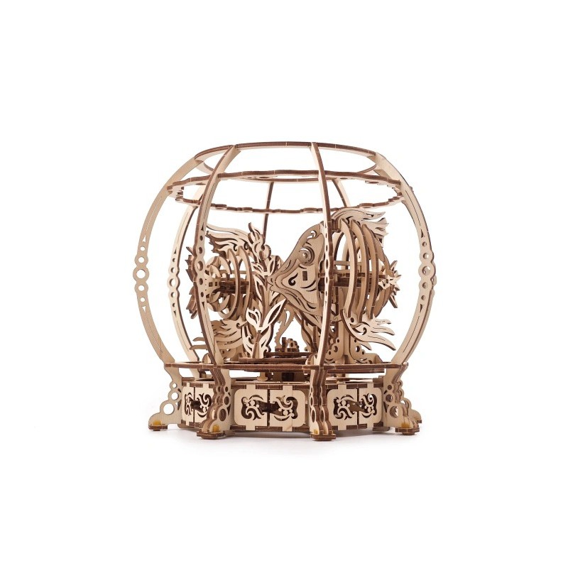 Mechanisch Aquarium, Hout 3D puzzel, Ugears