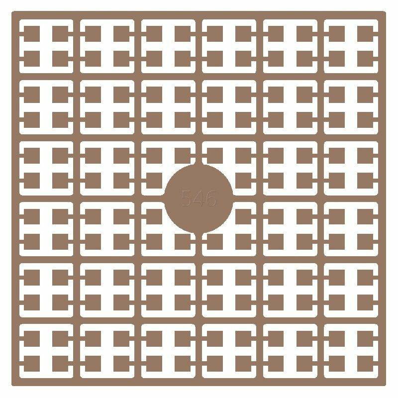 Pixel Hobby matje - 546 Kleibruin licht