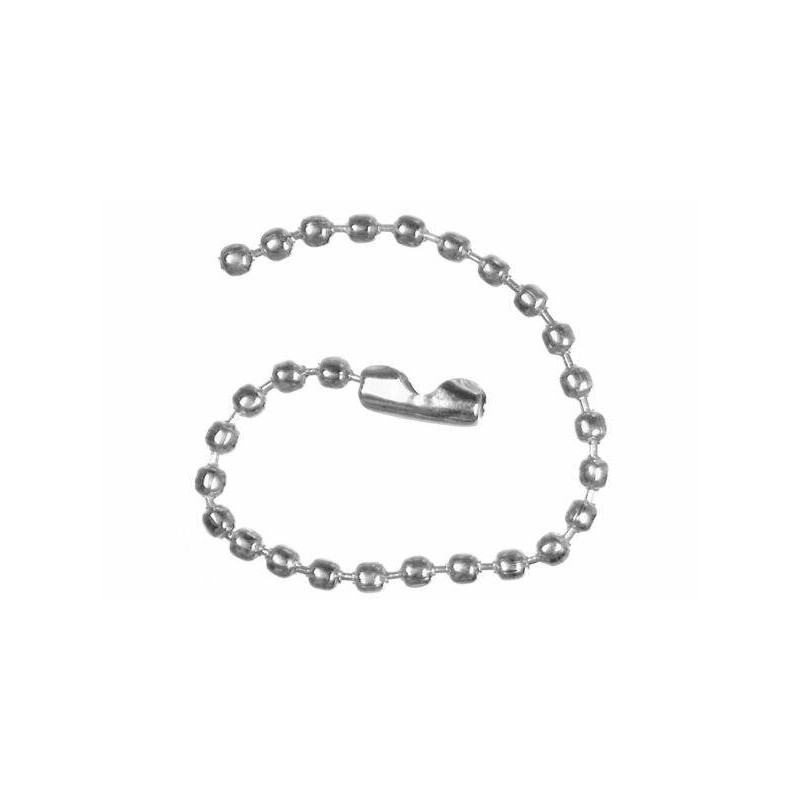 Aluminium kettinkje medaillon - 10cm