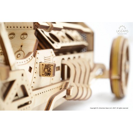 U-9 Grand Prix Auto, Hout 3D puzzel, Ugears