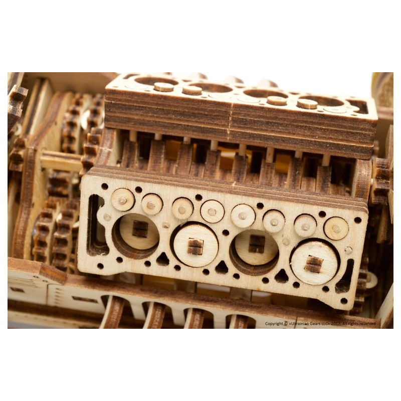 U-9 Grand Prix Auto, Hout 3D puzzel, Ugears