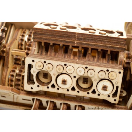 U-9 Grand Prix Auto, Hout 3D puzzel, Ugears