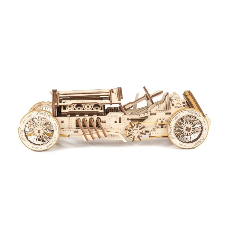 U-9 Grand Prix Auto, Hout 3D puzzel, Ugears