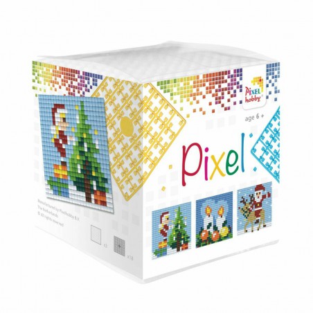Pixel kubus - Kerst