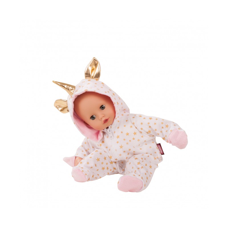Götz - poppenkledingset Basic Boutique Onesie Unicorn 30-33 cm