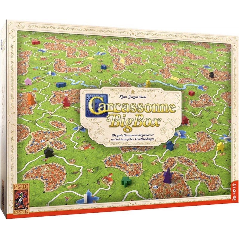 Carcassonne Big Box 3 - Bordspel, 999 Games