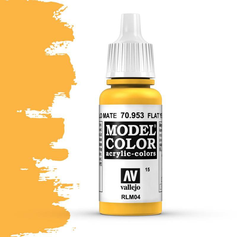 Vallejo Model Color Flat Yellow -17ml -70953