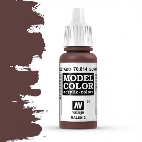 Vallejo Model Color Burnt Red -17ml -70814