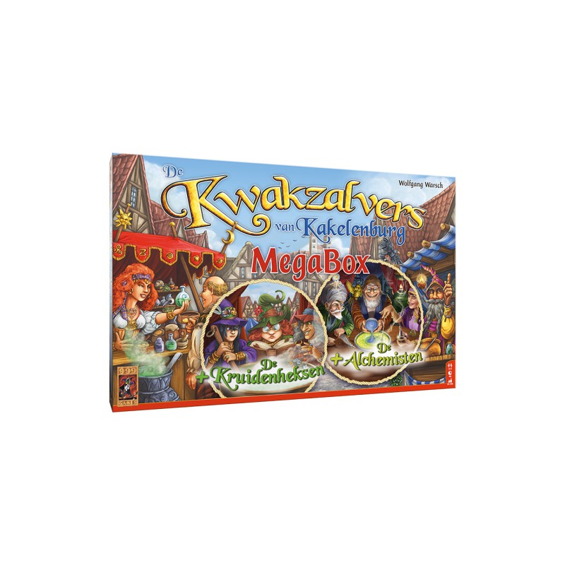 999 games De Kwakzalvers van Kakelenburg Megabox Bordspel 999 games De Kwakzalvers van Kakelenburg Megabox Bordspel