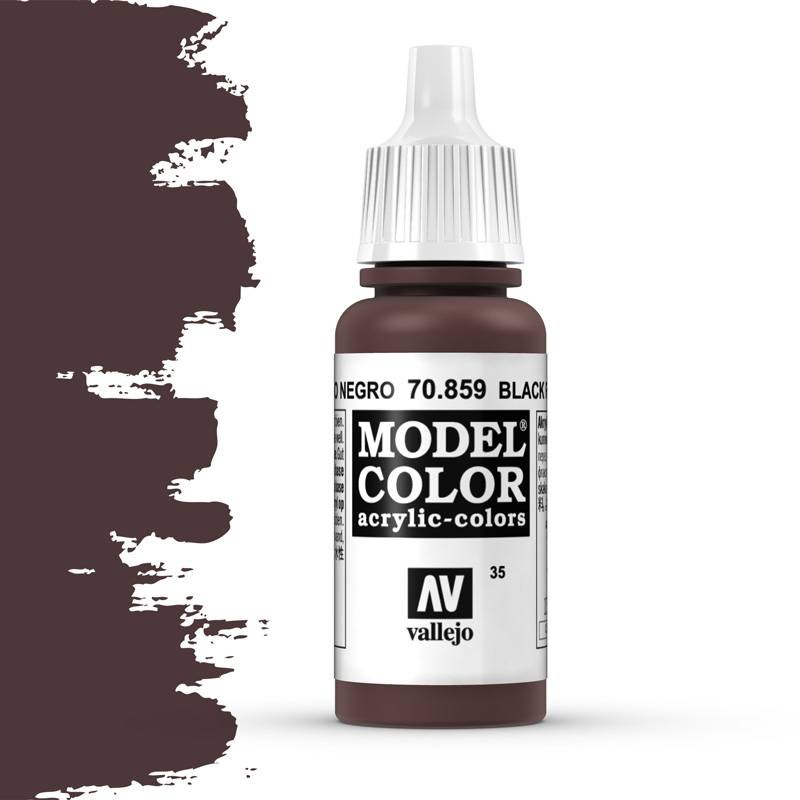 Vallejo Model Color Black Red -17ml -70859