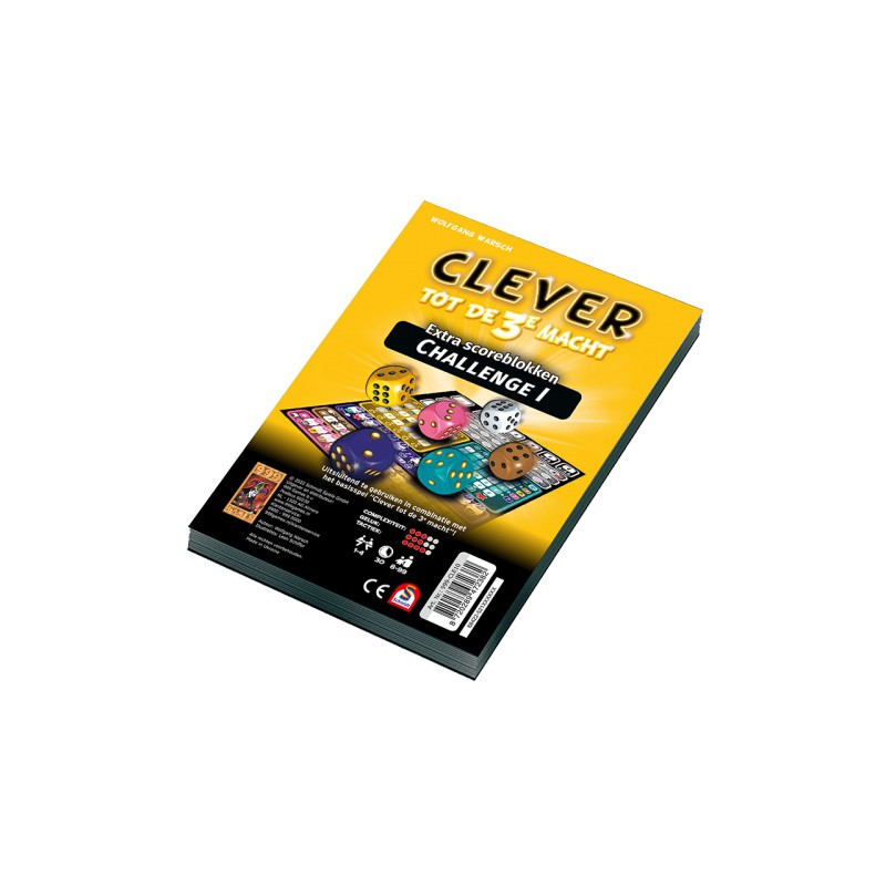 Clever Challenge 3 Scoreblok 2 stuks - Dobbelspel, 999 games