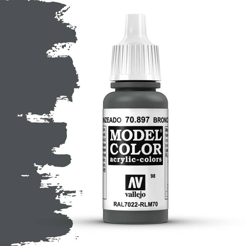 Vallejo, Model Color Bronze Green -17ml -70897
