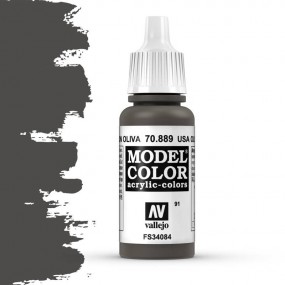 Vallejo, Model Color USA Olive Drab -17ml -70889
