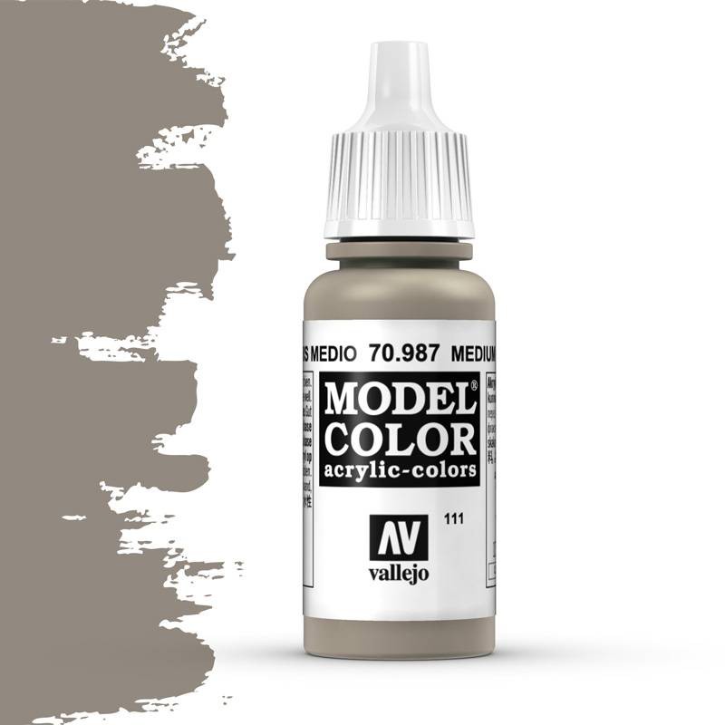 Vallejo, Model Color Medium Grey -17ml -70987