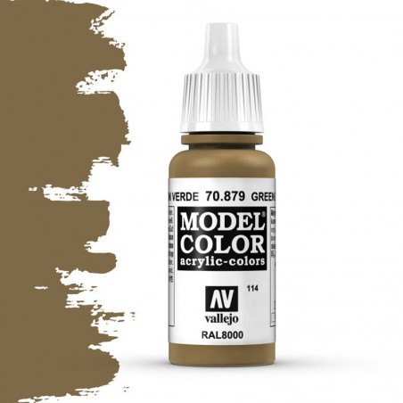 Vallejo Model Color Green Brown -17ml -70879