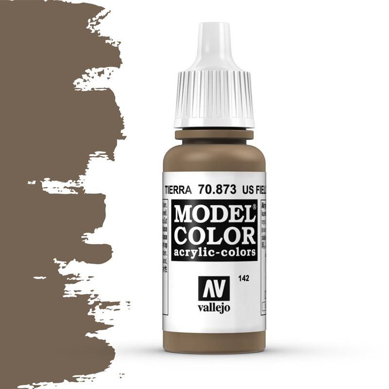 Vallejo, Model Color US Field Drab -17ml -70873
