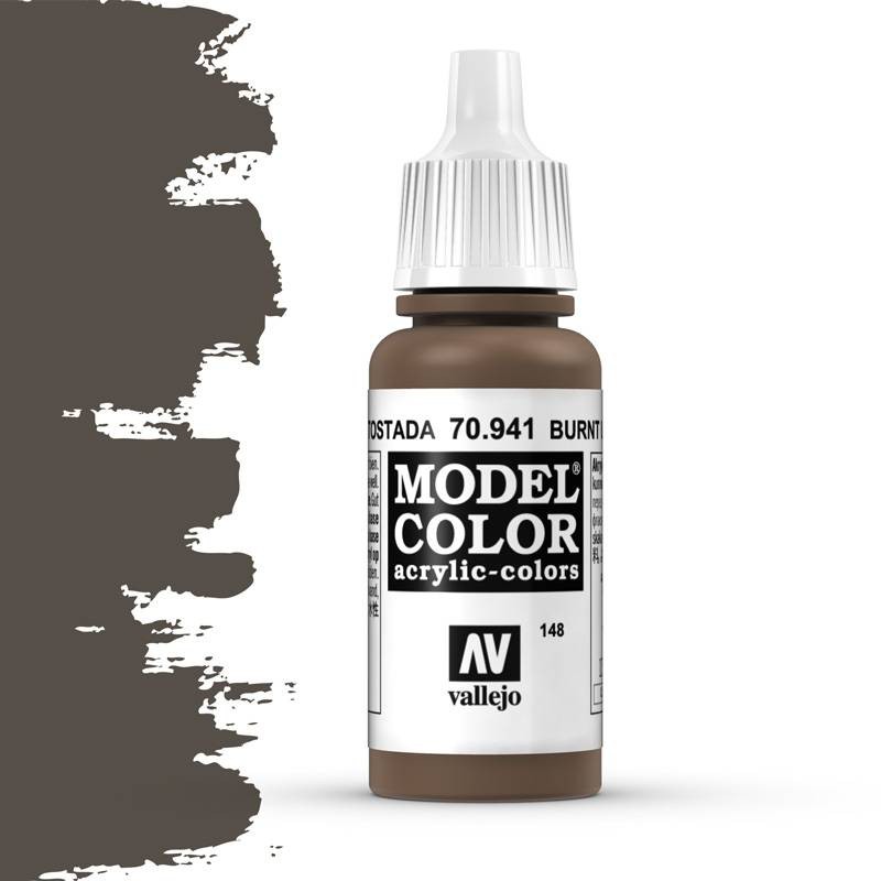 Vallejo, Model Color Burnt Umber -17ml -70941