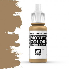 Vallejo, Model Color Green Ochre -17ml -70914