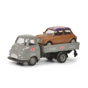 Hanomag Kurier + Mini Cooper Mini-Service 1:87 Schuco