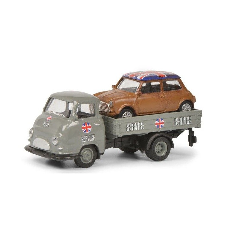 Hanomag Kurier + Mini Cooper Mini-Service 1:87 Schuco