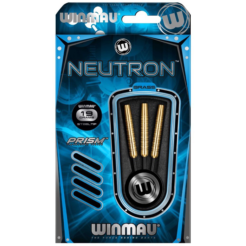 Winmau Neutron 19 gr. Brass op blister