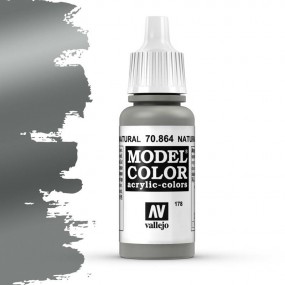 Vallejo Model Color Natural Steel -17ml -70864