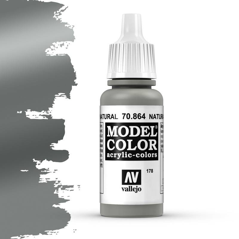 Vallejo Model Color Natural Steel -17ml -70864