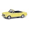 BMW 2002 Cabrio 2/2 (Baur), geel 1:43 Schuco