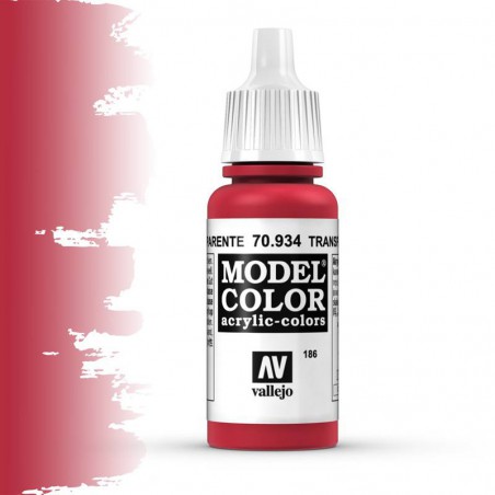 Vallejo Model Color Transparant Red -17ml -70934