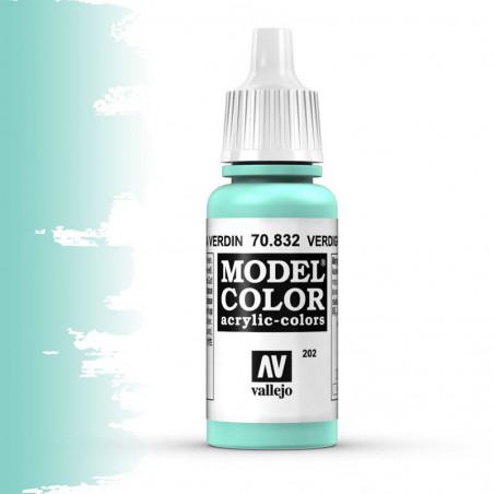 Vallejo Model Color Verdigris Glaze -17ml -70832