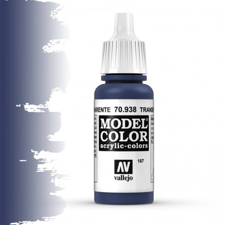 Vallejo Model Color Transparant Blue -17ml -70938