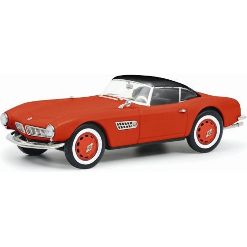 BMW 507 (hardtop), rood-zwart 1:43 Schuco