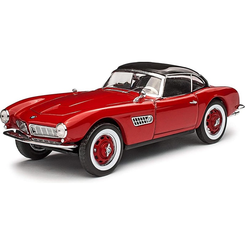 BMW 507 (hardtop), rood-zwart 1:43 Schuco