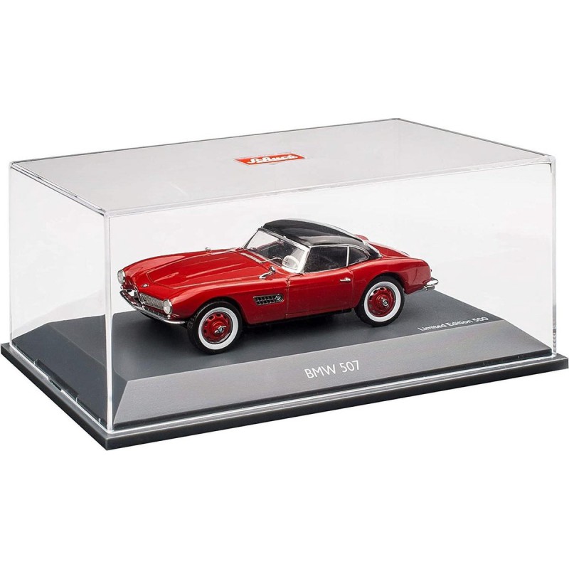 BMW 507 (hardtop), rood-zwart 1:43 Schuco