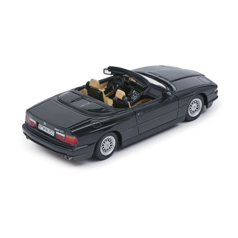 BMW 850 Ci cabrio, zwart1:43 Schuco