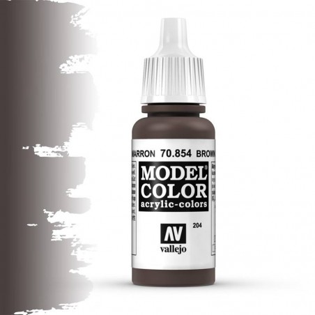 Vallejo Model Color Brown Glaze -17ml -70854