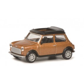 Mini Cooper, bruin metallic  1:64 Schuco