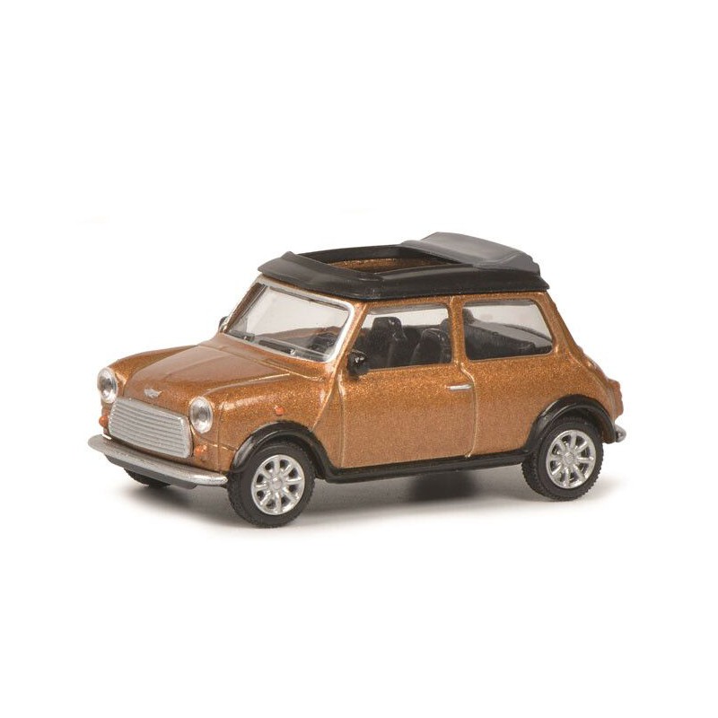 Mini Cooper, bruin metallic  1:64 Schuco
