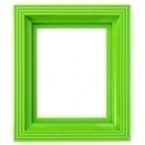 Kunststof lijst - Limegroen