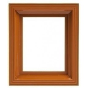 Kunststof lijst - Licht bruin