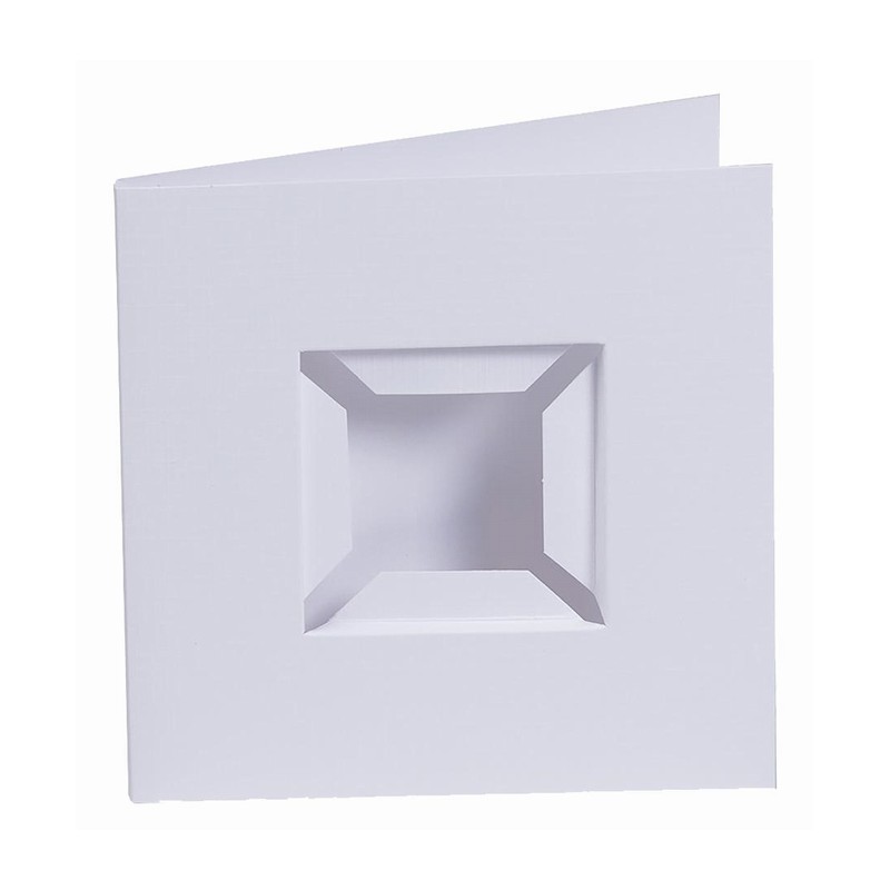 Pixel kaart - Dubbele ril voor basisplaatje - Wit