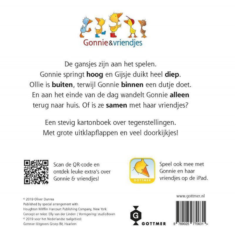 Gonnie springt hoog uitklapboek