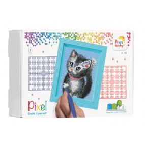 Pixel Hobby set - Kitten zittend