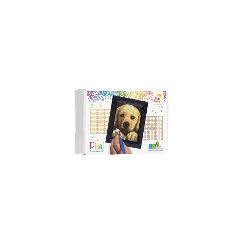 Pixel Hobby set - Golden Retriever pup
