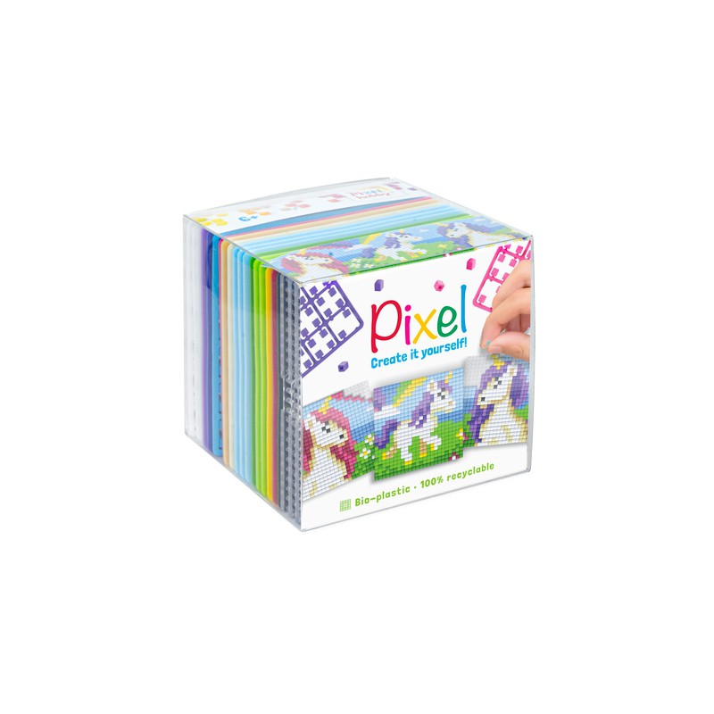 Pixel kubus - Unicorns