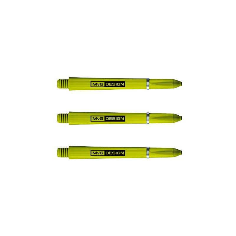 Darts-Shaft MvGerwen Medium groen Nylon