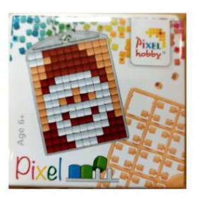 Medaillon set met 3 matjes - Kerstman