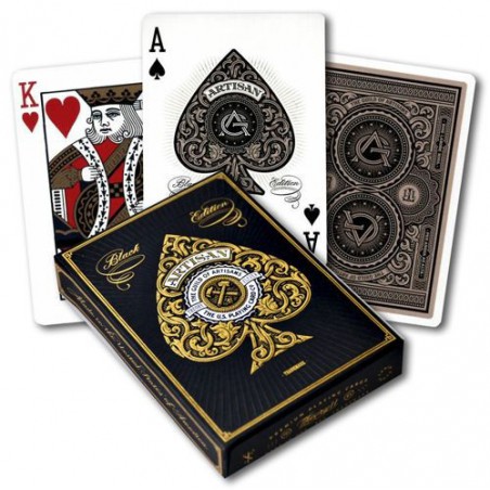 Pokerkaarten Bicycle Artisan Black Premium Deck