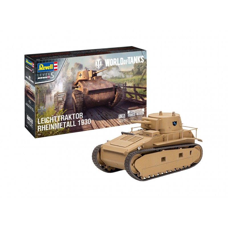 Leichttraktor Rheinmetall 1930 "World of Tanks", Revell
