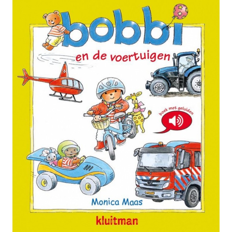 bobbie en voertuigen geluidenboek